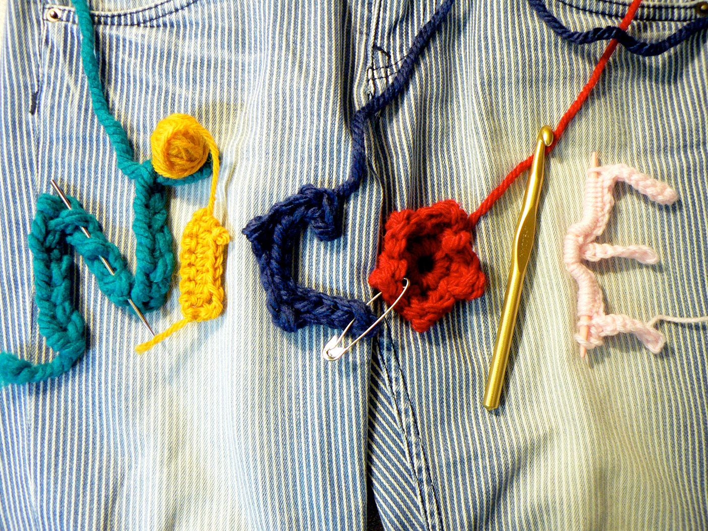 Crocheted Name